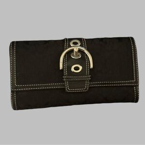 COACH Vintage Y2K Signature Tri Fold Wallet